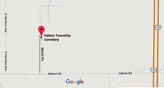 Map to Hatton Township Cemetery